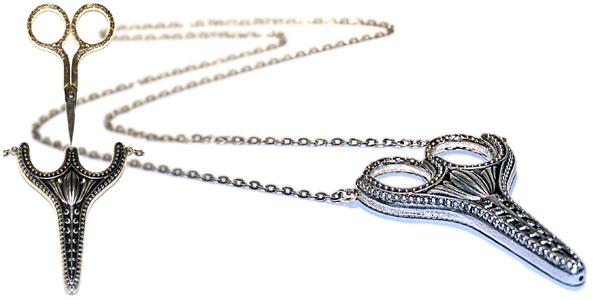 Heirloom Scissor Pendant