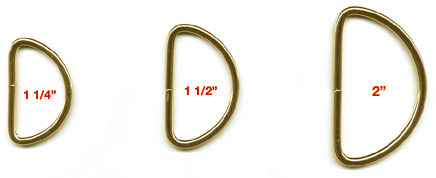 11848 (1-1/4 D Ring Gold) - Image 2