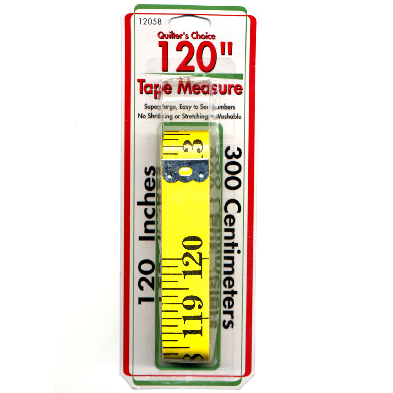 12058 (Quilters Tape Measure - 120’)